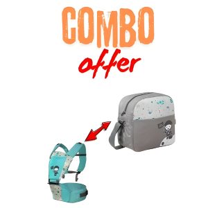 buy 1 get 2 gendongan hipseat astronot + tas sedang